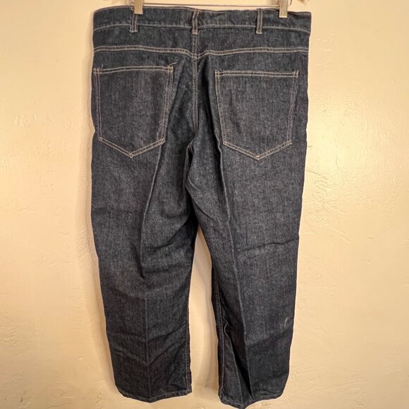 AR/FR Macron Safety 12 Oz Denim Jeans 36 X 30 OSHA COMP Flame Resistant Made USA - Picture 2 of 16